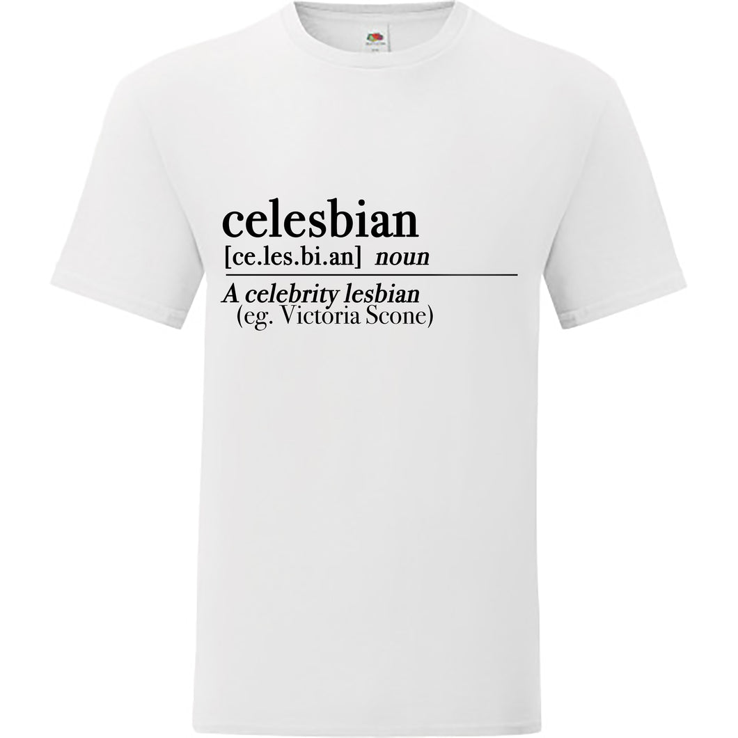 Victoria Scone Celesbian White T-Shirt